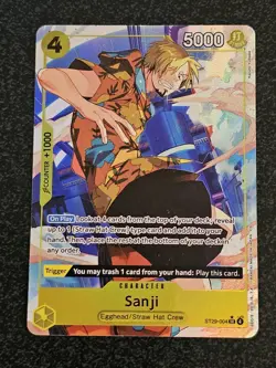 Sanji (Alt Art) ST29-004 SR Stard Deck (EGGHEAD) - ONE PIECE Card Game... - Image 1
