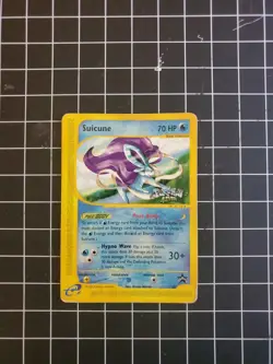 Suicune 53 Black Star Promo Pokemon Card E-Reader Series Vintage - Image 1