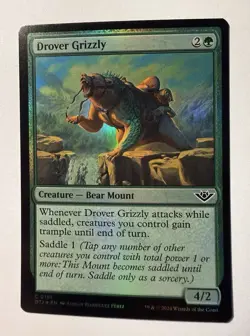 Drover Grizzly Foil (161) Outlaws of Thunder Junction OTJ MTG Magic - Image 1