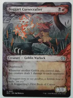 Boggart Cursecrafter *Showcase Uncommon* Magic MtG x1 Lorwyn Eclipsed - Image 1