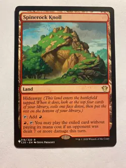 Spinerock Knoll MTG Commander Card NM X1 EDH Secret Lair SL Red Land Magic - Image 3