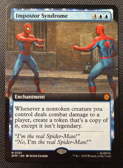 MTG Impostor Syndrome Extended Art Regular M 251 Marvel's Spider-Man NM - Image 1