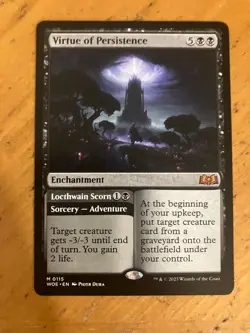 1x Virtue of Persistence - Wilds of Eldraine - NM - MTG - Image 1