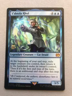 Mtg Carte Magic Final Fantasy FFXIV Y'shtola Rhul FOIL Release Promos NM - Image 1