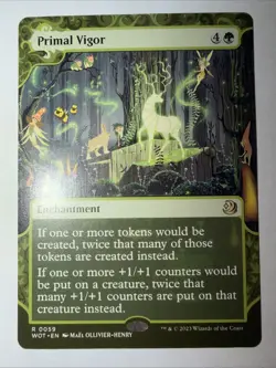 Primal Vigor Wilds of Eldraine: Enchanting Tales WOT Normal NM - Image 1