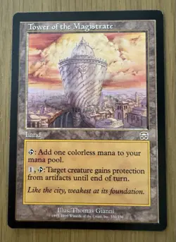 MTG Tower of the Magistrate Mercadian Masques Regular LP/NM - Image 1