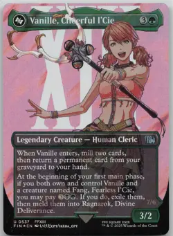 MTG Vanille, Cheerful l'Cie Borderless Surge Foil Foil NM FINAL FANTASY Magic - Image 1