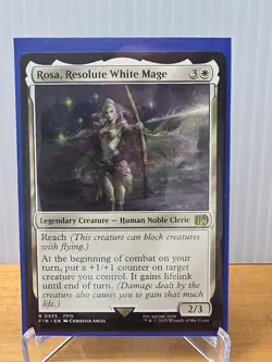 Rosa, Resolute White Mage #555, Final Fantasy, Magic MTG NM - Image 1