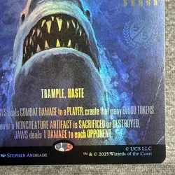 MTG Jaws, Relentless Predator Secret Lair SLD #2175 Rainbow Foil NM - Image 5