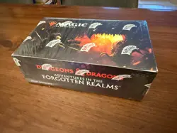 NEW SEALED Adventures in Forgotten Realms DRAFT BOOSTER BOX mtg Magic Gathering 630509981151 - Image 1