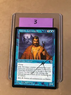 MTG Artist Proof, Signed by Alan Rabinowiz, "hakim, Loreweaver", Mirage - Image 1