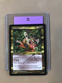 MTG Artist Proof, Signed by Alan Rabinowiz, "Cadaverous Bloom", Mirage - Image 1