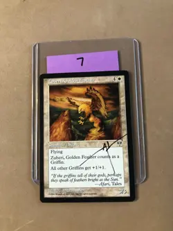 MTG Artist Proof, Signed by Alan Rabinowiz, "Zuberi, Golden Feather", Mirage - Image 1