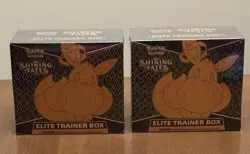 Pokemon TCG Shining Fates Center ETB, Shining Fates, Sealed Lot of 2 - Image 1
