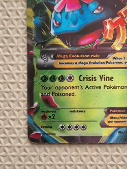 Pokemon TCG M Mega Venusaur EX XY Base Set 2/146 Ultra Rare Holo English 2014 - Image 5