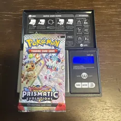 22.01g HEAVY - Pokemon TCG Prismatic Evolution Booster Pack!Possible GOD - Image 1