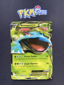 Pokemon TCG Venusaur XY Base Set 1/146 Ultra Rare LP. - Image 1