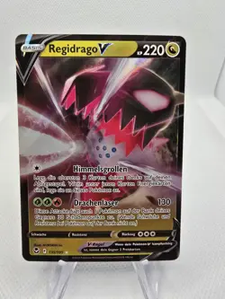 Regidrago V 135/195 Silberne Sturmwinde Pokemon Pokemon Karte Deutsch Near Mint - Image 1