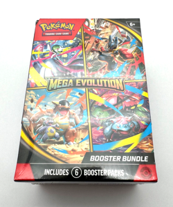 Pokemon Mega Evolutions Booster Bundle TCG Sealed Box New 6 Packs - Image 1