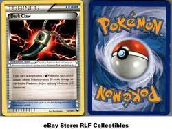2012 Pokemon, B&W Dark Explorers, #92/108 Dark Claw, Uncommon - Image 1