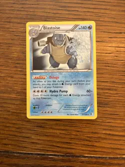 Pokemon TCG Blastoise 31/149 Black White Boundaries Crossed Non-Holo Rare LP - Image 1