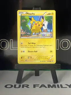 Pokemon Build-A-Bear STAMPED PROMO Pikachu 20/108 - NM - Image 2
