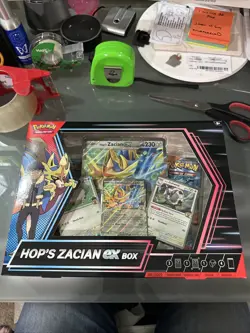 Pokemon TCG Hop’s Zacian ex Box Factory Sealed - Mint - Image 1