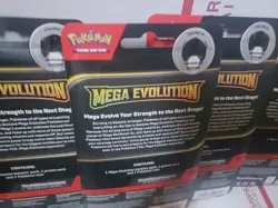 Pokemon TCG Mega Evolution Single Pack Booster Blister Set - Lot Of 10 Packs - Image 4