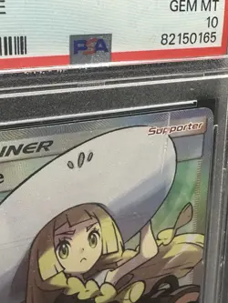 Pokemon TCG Sun and Moon Lillie Trainer Full Art Ultra Rare PSA 10 - Image 3