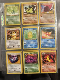 Binder Lot 144 Pokemon WOTC vintage Base Set jungle fossil Gym Hero Team rocket - Image 1