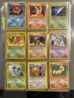 Binder Lot 144 Pokemon WOTC vintage Base Set jungle fossil Gym Hero Team rocket - Image 3