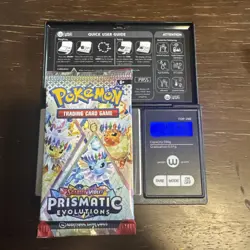 21.75g HEAVY - Pokemon TCG Prismatic Evolution Booster Pack!Possible GOD - Image 1