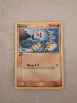 Pokemon TCG Retro Vintage Delta Species Horsea 50/101 Dragon Frontiers LP - Image 1