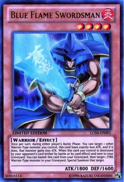 Yugioh! Blue Flame Swordsman - LC04-EN001 - Ultra Rare - Limited Edition Near Mi - Image 1