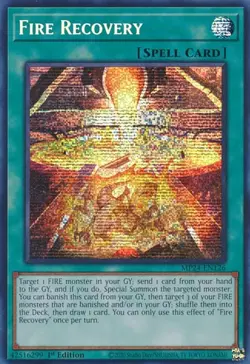 Yugioh! LP Fire Recovery - MP24-EN126 - Prismatic Secret Rare - 1st Edition Ligh - Image 1