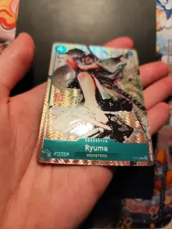 One Piece card gcc Ryuma PROMO P-072 eichiro ODA HANKO english near mint luffy - Image 3