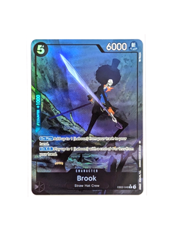 Brook EB02-048 Character R Rare Alt Art ONE PIECE Anime 25th Anniversary ENGLISH - Image 1