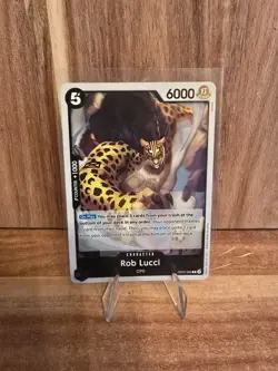 One Piece TCG Rob Lucci OP07-093 Rare NM - Image 1