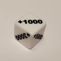 Positive 1000 and Negative 1000 Counter Dice Compatible With One Piece TCG - Image 4