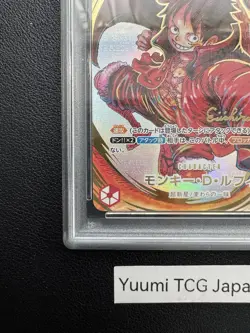 PSA 10 Luffy ST01-012 OP-05 Eiichiro Oda Signature One Piece Card Japanese TCG - Image 5