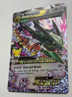 Pokemon TCG M Rayquaza EX Celebrations Classic Collection Holo Ultra Card 76/108 - Image 3