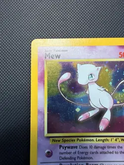 Mew Holo WOTC Black Star Promo 9 Pokemon Card MP - Image 5