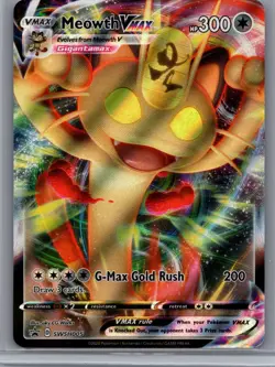 Meowth VMAX SWSH005 SWSH: Sword & Shield Promo Cards Holo - Image 1