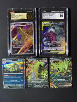 Tyranitar Lot Of 5 Cards-Graded 79/71 CGC Pristine 10,Tag Team GX CGC 10 & 3 Raw - Image 1