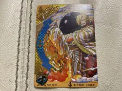 🔥 ONE PIECE WANTED CP-05 SANJI GOLD FOIL CARD - IMMACULATE • NON-BANDAI 🔥 - Image 1