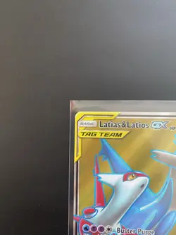Latias & Latios GX 169/181 Full Art Pokemon Card Sm-Team Up Holo Pokemon TCG - Image 3
