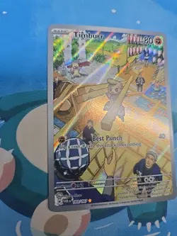 Pokemon TCG Card Timburr 183/167 Illustration Rare Holo NM - Image 2