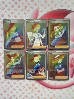 Pokemon TCG Rainbow Rare Trainer Lot Of 6 Secret Rare Cards Sword & Shield Era - Image 2
