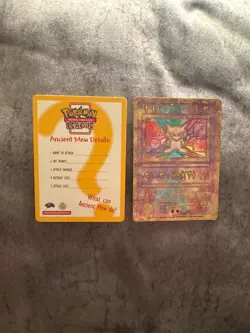 Ancient Mew | The Movie Promo 2000 | Full Art Holo | Pokemon Card NM/M - Image 1
