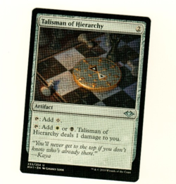 Talisman of Hierarchy Modern Horizon 233/254 Uncommon MTG Card - Image 1